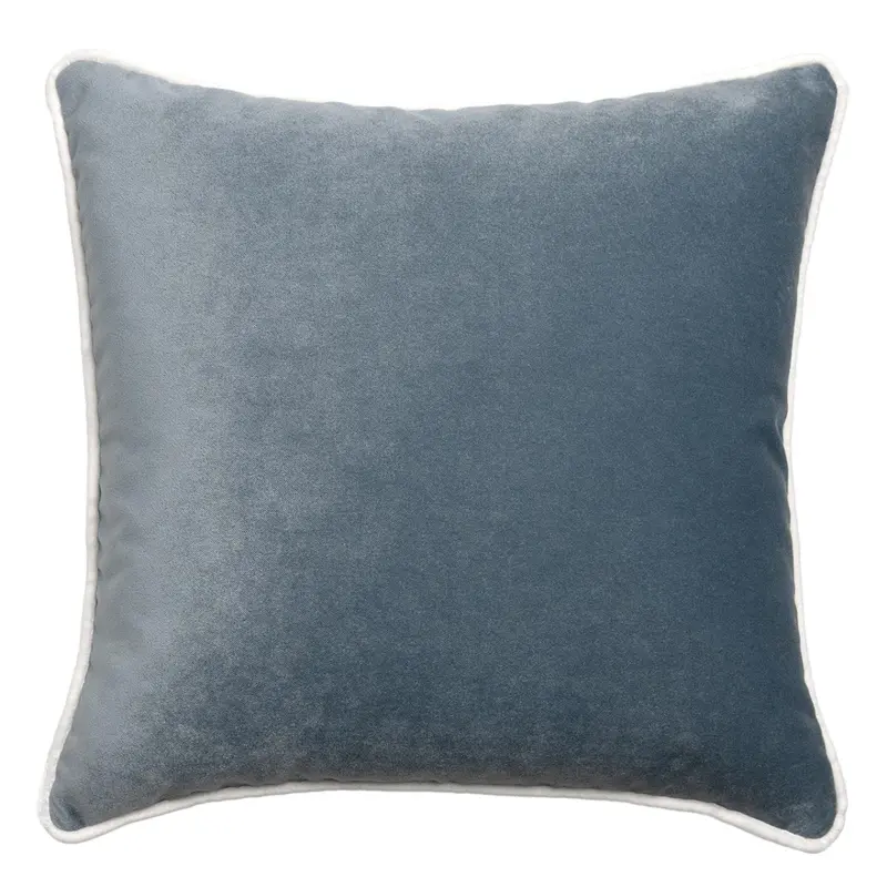 Tranquility Velvet Performance Pillows Sky Kevin O\'Brien