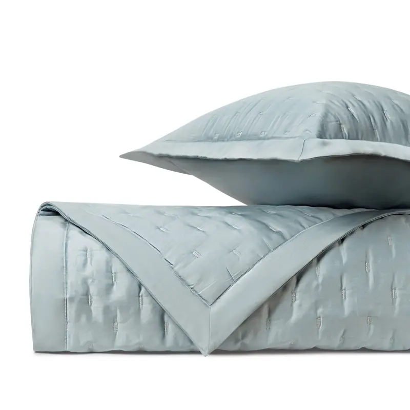 Fil Coupe Quilted Sion Blue by Home Treasures
