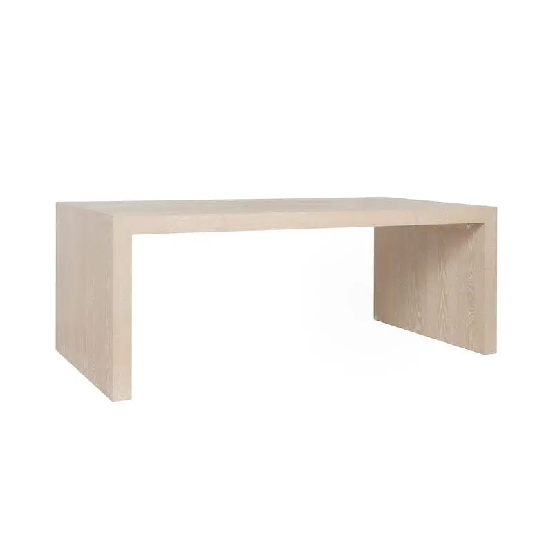Kenneth Cerused Oak Coffee Table by Worlds Away