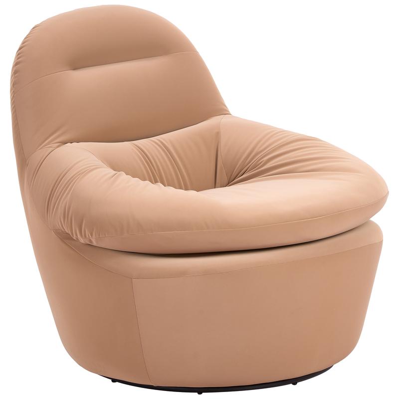 Reva Swivel Chair, Tan