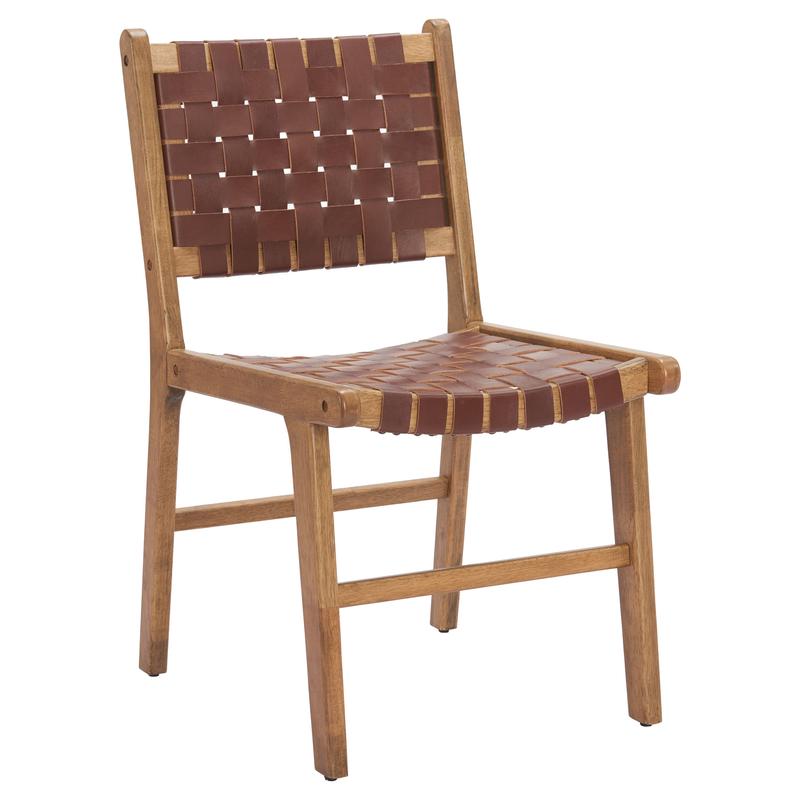 Feder Dining Chair, Brown, Set of 2