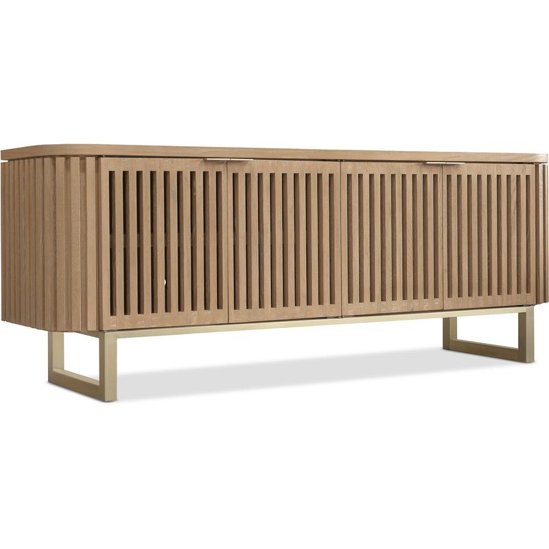 Easton Entertainment Console, Light Wood