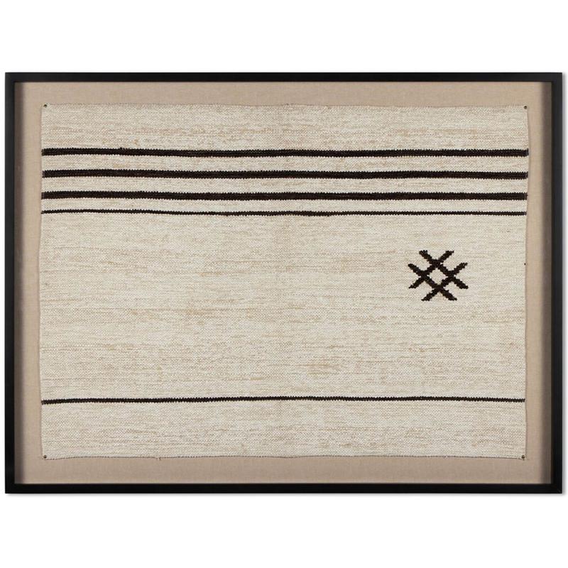 Ankara Textile II Framed by FH Art Studio, Black Maple by Four Hands