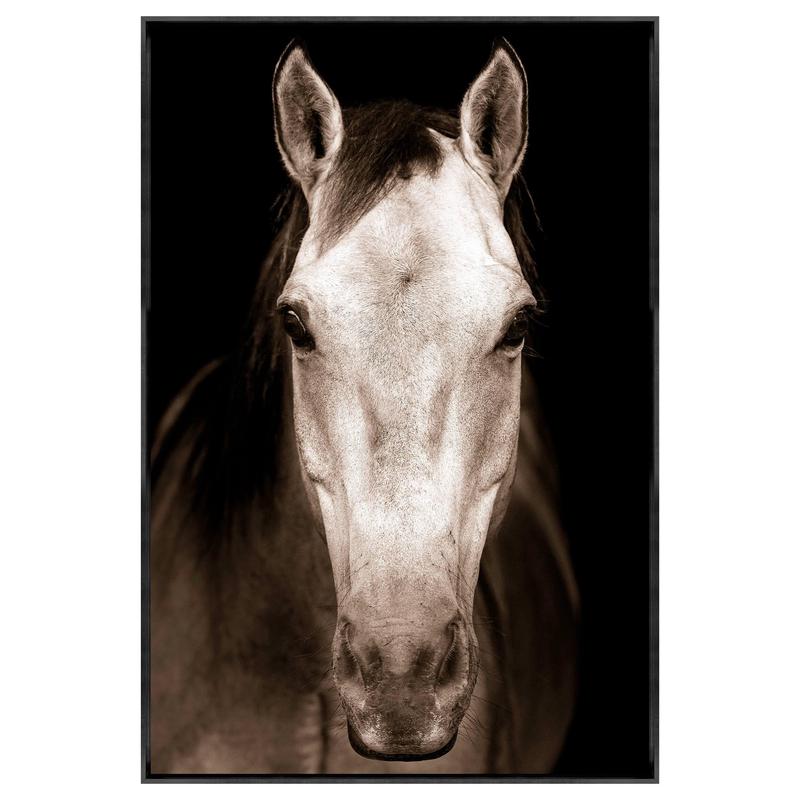 Tan Horse Framed