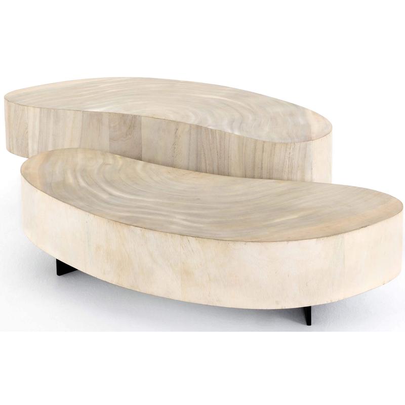 Avett Coffee Table, Bleached Guanacaste by Four Hands