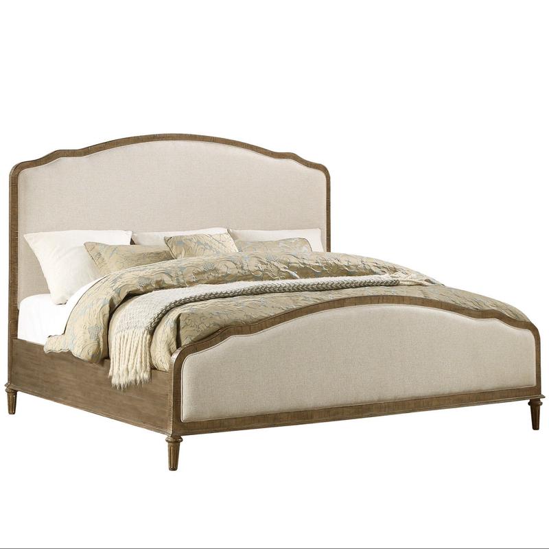 Brown Upholstered Bed