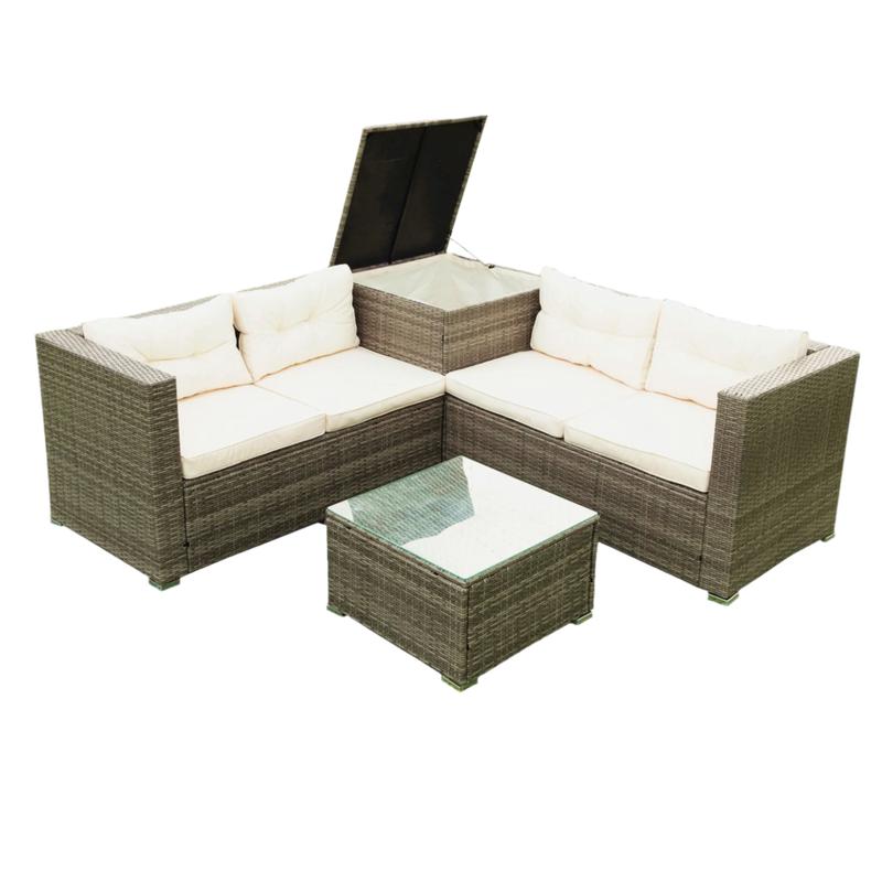 4-Piece Patio Sectional